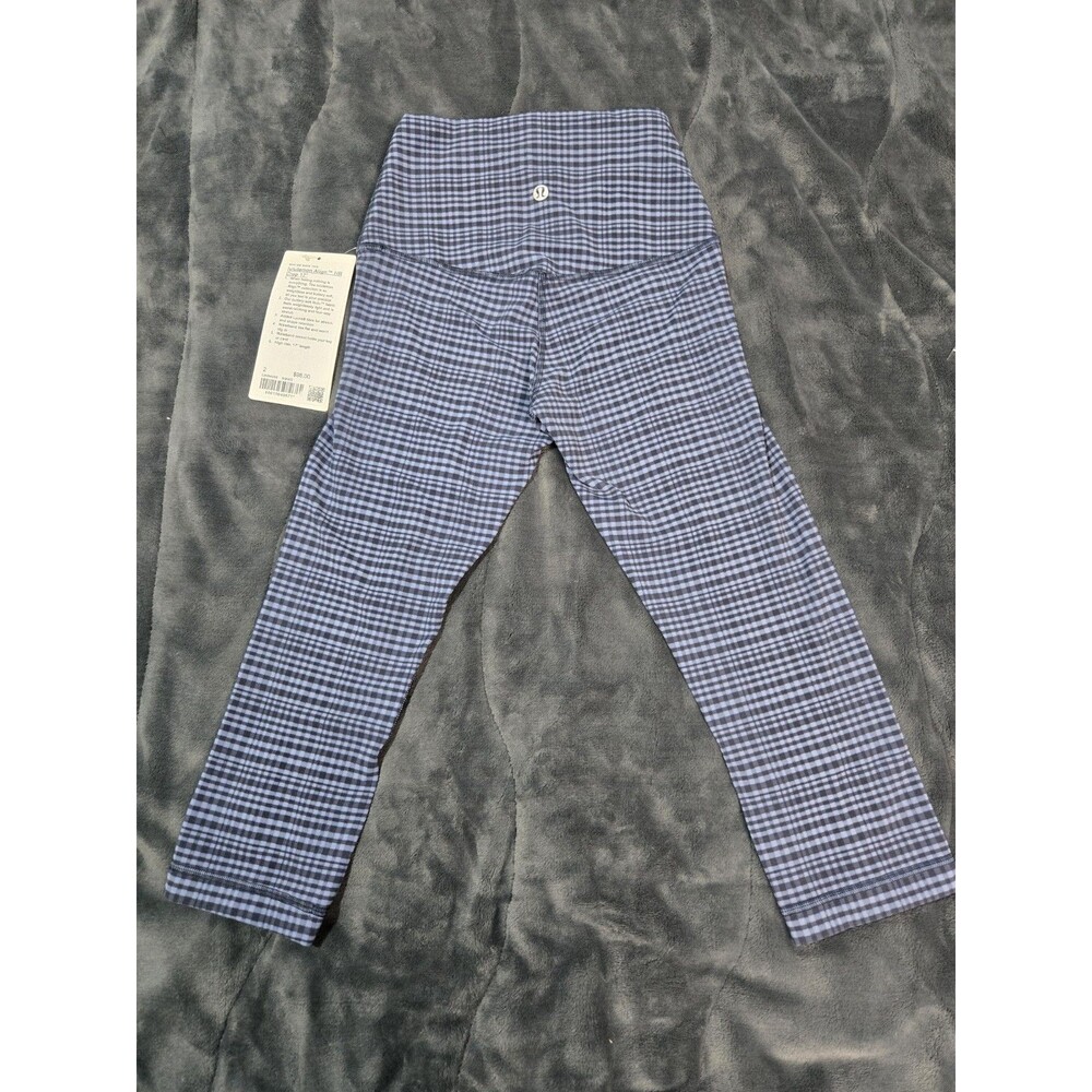 Lululemon Align High Rise Leggings Crop 17" Womens Sz 2 Yoga Gym Workout